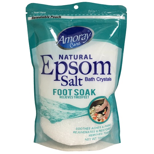 Amoray Epsom Salt Foot Soak 16 Oz