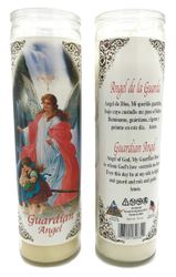 Religious Everglow Candle Guardian Angel X