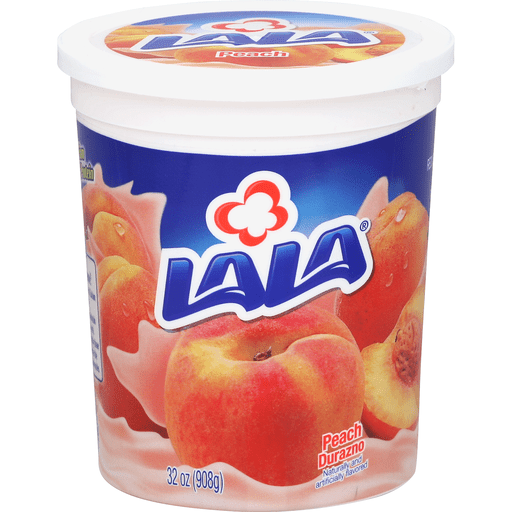 Lala Yogurt, Reduced Fat, Peach