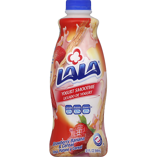 Lala Yogurt Smoothie, Strawberry Banana & Cereal