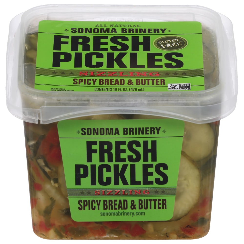 Sonoma Brinery Spicy Bread & Butter Fresh Pickles