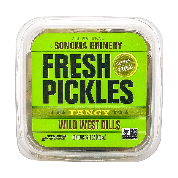 Sonoma Brinery Pickles, Fresh, Tangy, Wild West Dills 16 Fl Oz
