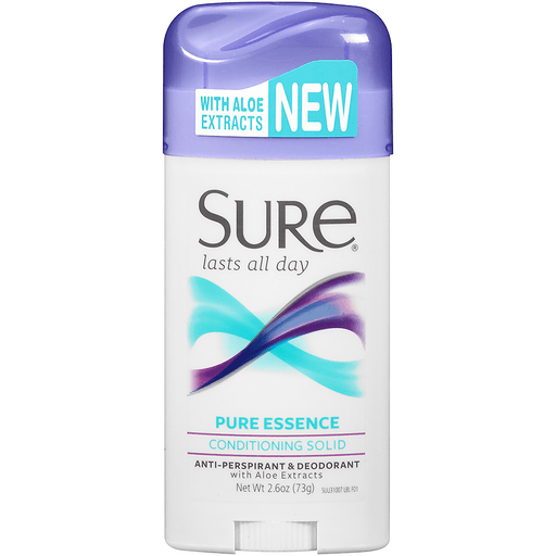 Sure Pure Essence Conditioning Solid Deodorant 2.6 Oz