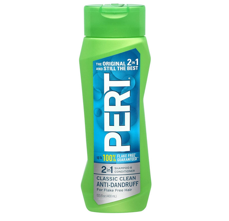 Pert Shampoo & Conditioner, Anti Dandruff, Classic Clean, 2 In 1 13.5 Fl Oz