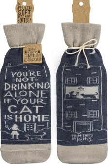 38682 Bottle Cover - Cat Home - Set Of 6