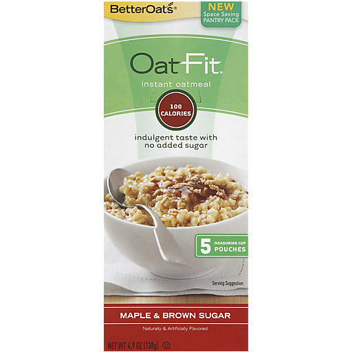 Better Oats Oat Fit Maple Brown Sugar 5pk