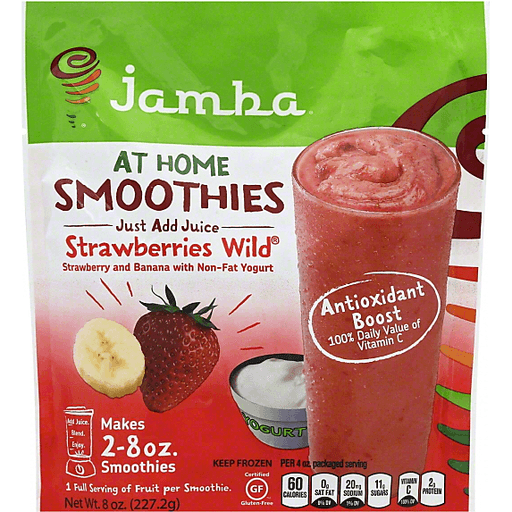 Jamba Juice Smoothies, At Home, Strawberries Wild 8 Oz