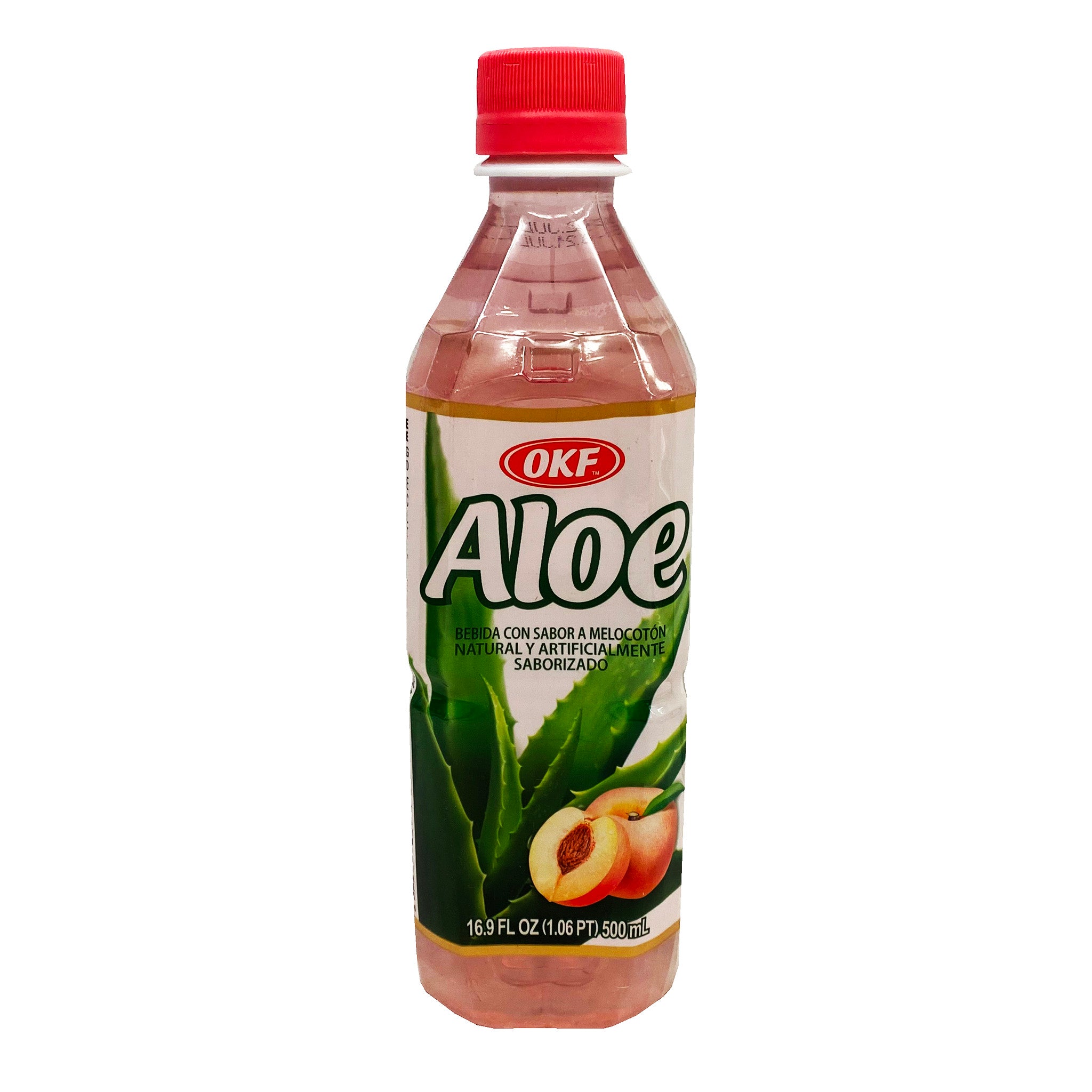 OKF Aloe Peach Juice 500 Ml
