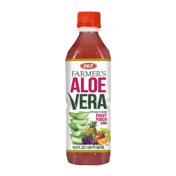 OKF Farmer's Aloe Drink Fruit Punch 500ml