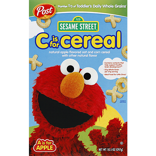 123 Sesame Street Ssm Strt C Is For Cereal 10.5 Oz