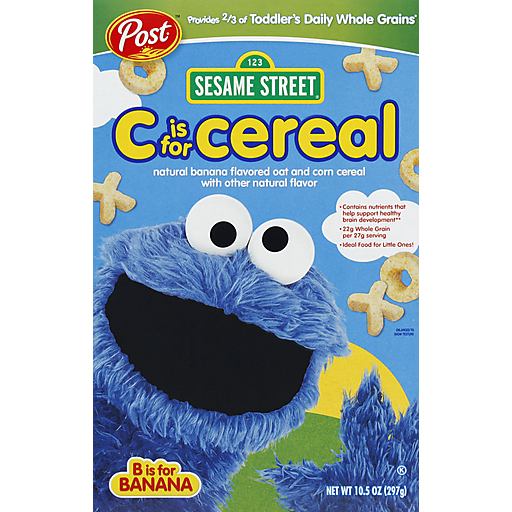 123 Sesame Street Ssm Strt C Is For Cereal 10.5 Oz