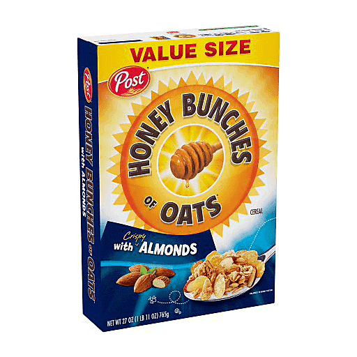 Honey Bunches Cereal, With Crispy Almonds, Value Size