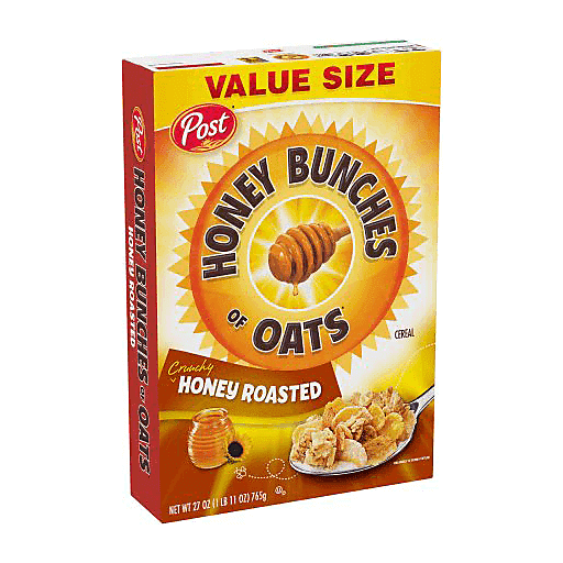 Honey Bunches Cereal, Crunchy Roasted, Value Size