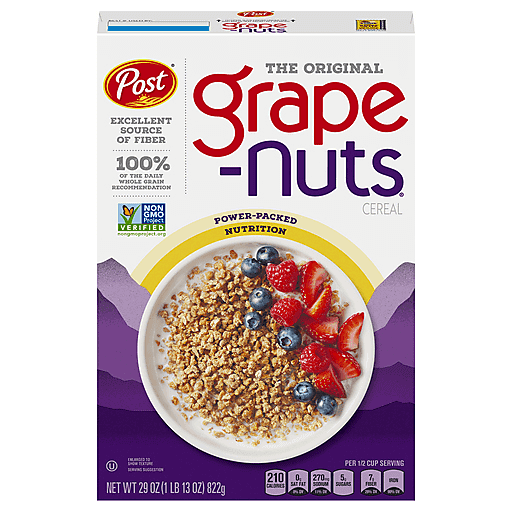 Grape Nuts Post Original Breakfast Cereal 29 OZ Box