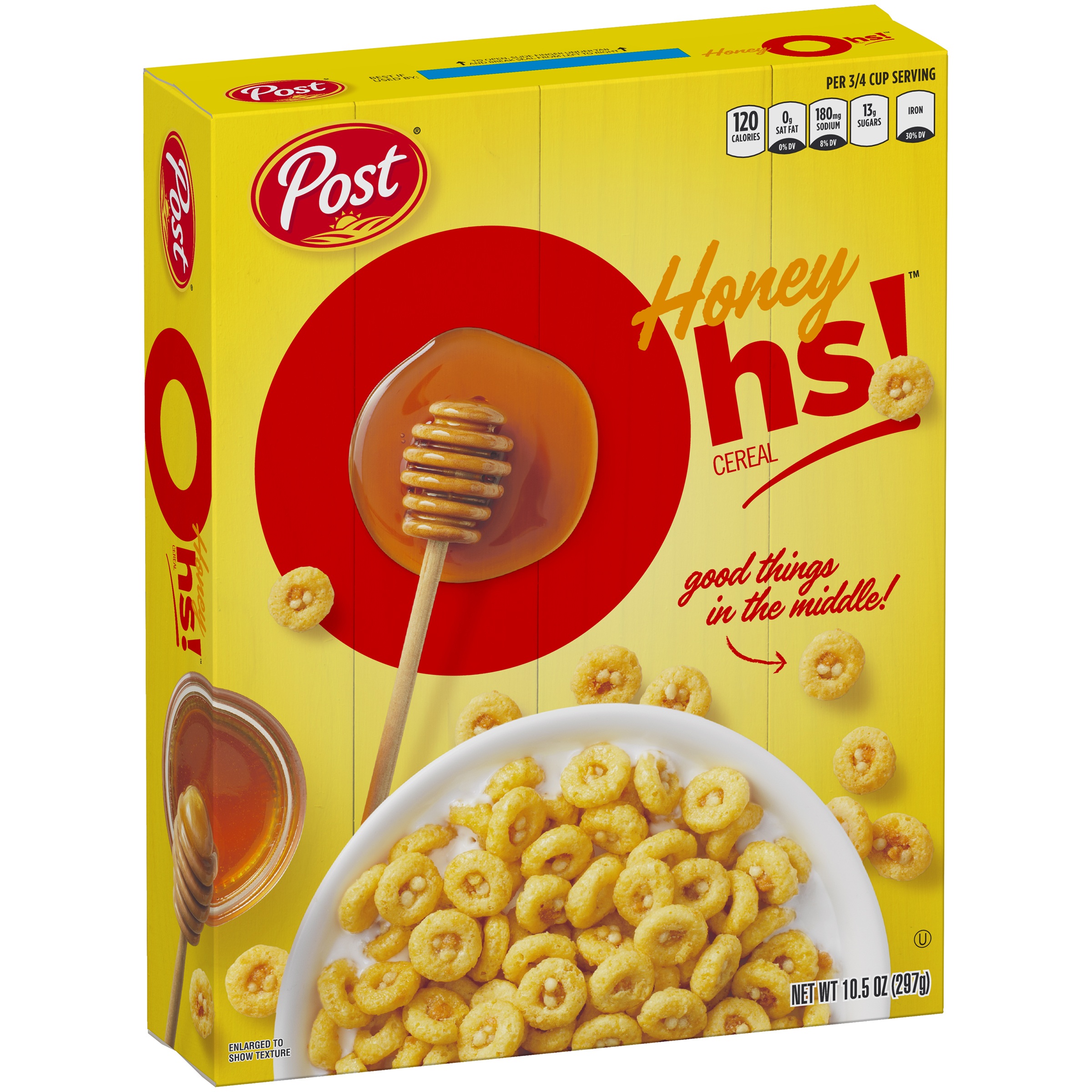 Honey HS! Graham Oh's Breakfast Cereal - 10.5oz - Post