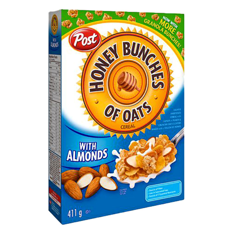 Honey Bunches Of Oats Post Crispy With Almonds Cereal