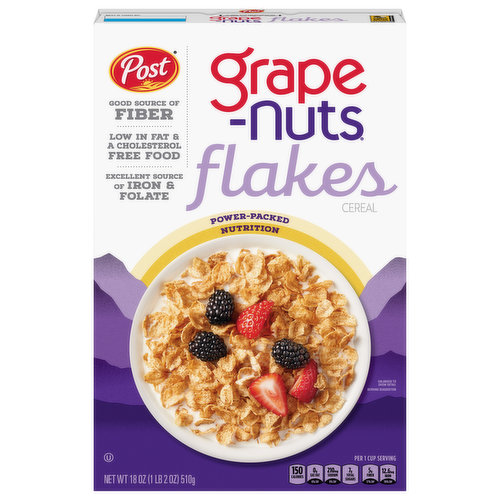 Grape-Nuts Post Flakes Breakfast Cereal 18 Oz Box