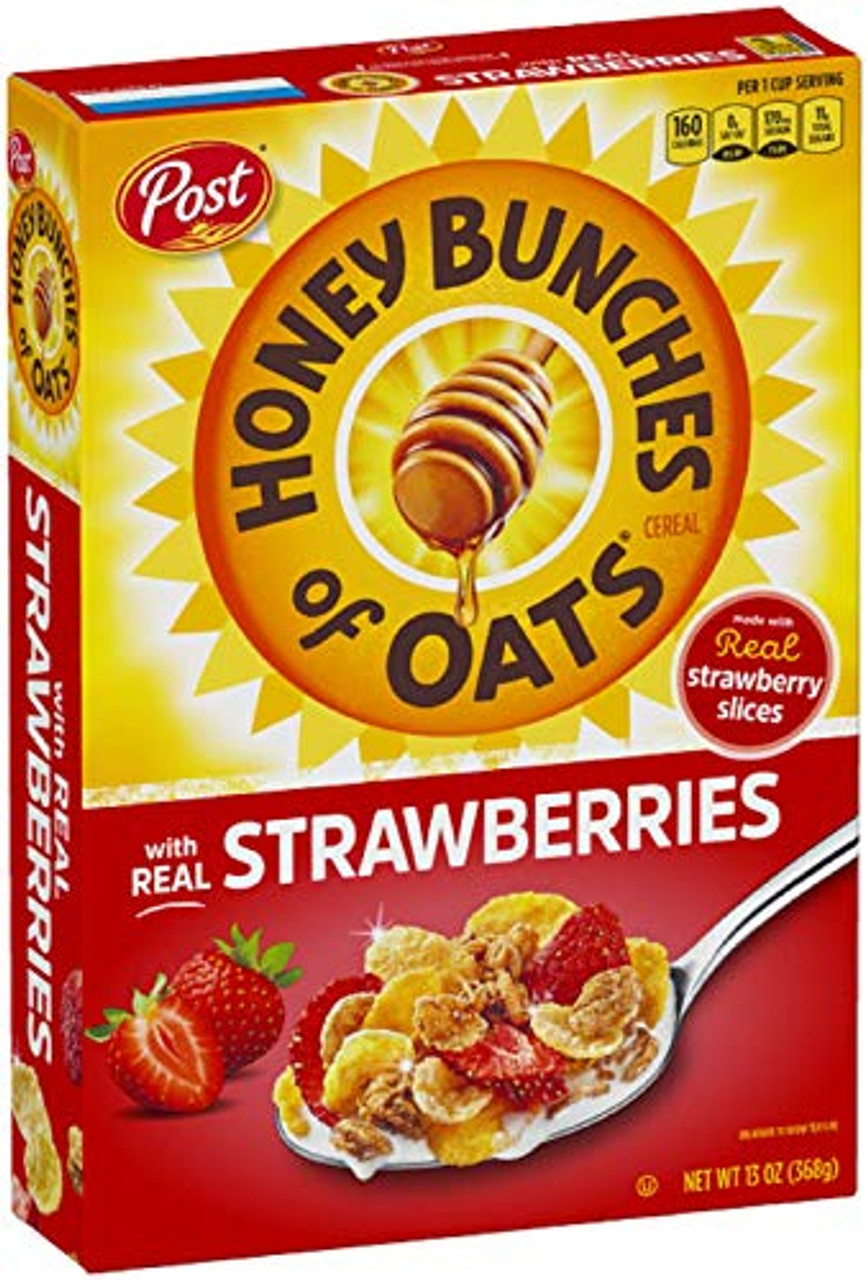 Honey Bunches Of Oats Post With Real Strawberries Cereal