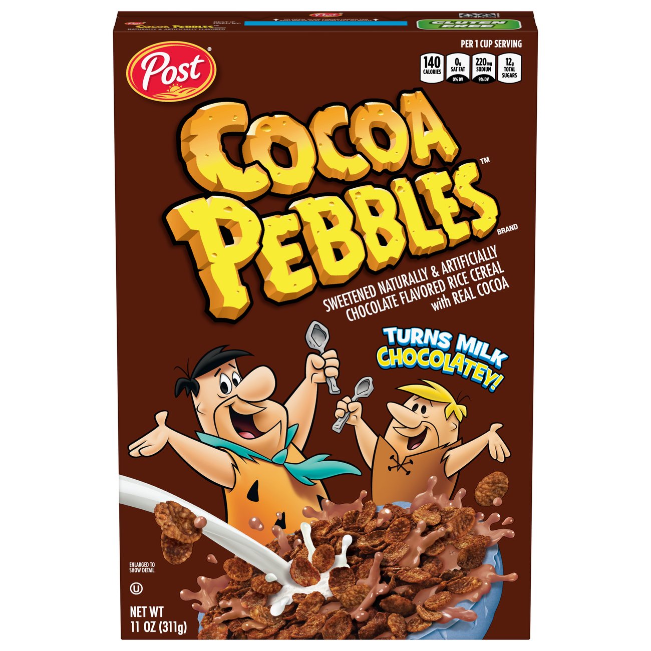 Cocoa Pebbles Post Chocolate Flavored Rice Cereal