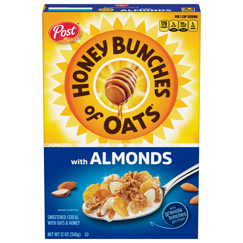 Honey Bunches of Oats Post With Almonds Cereal