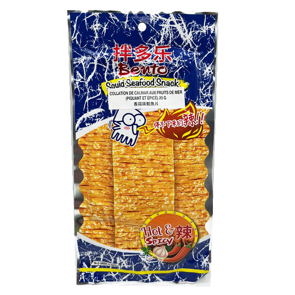 Bento Squid Seafood Snack Hot & Spicy 0.70oz
