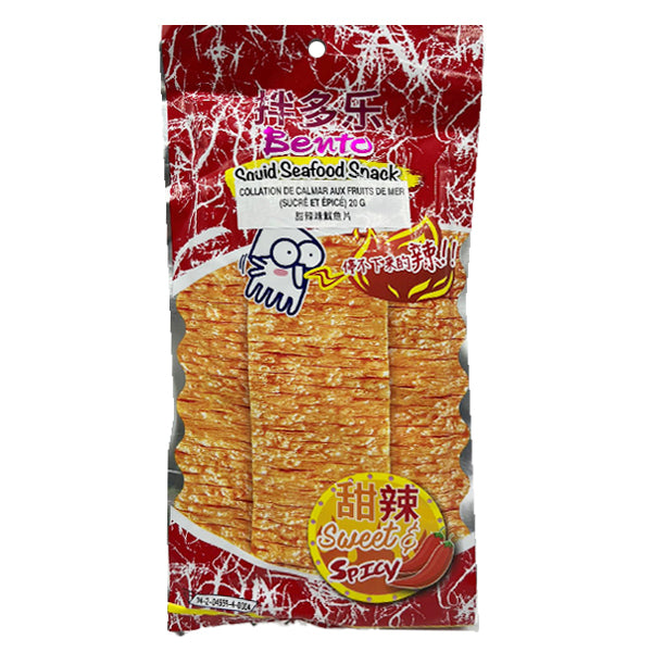 Bento Squid Seafood Snack Sweet & Spicy 0.70oz