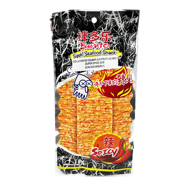 Bento Squid Seafood Snack Angry Spicy 20g ប៊ែនតុមឹកហិរ