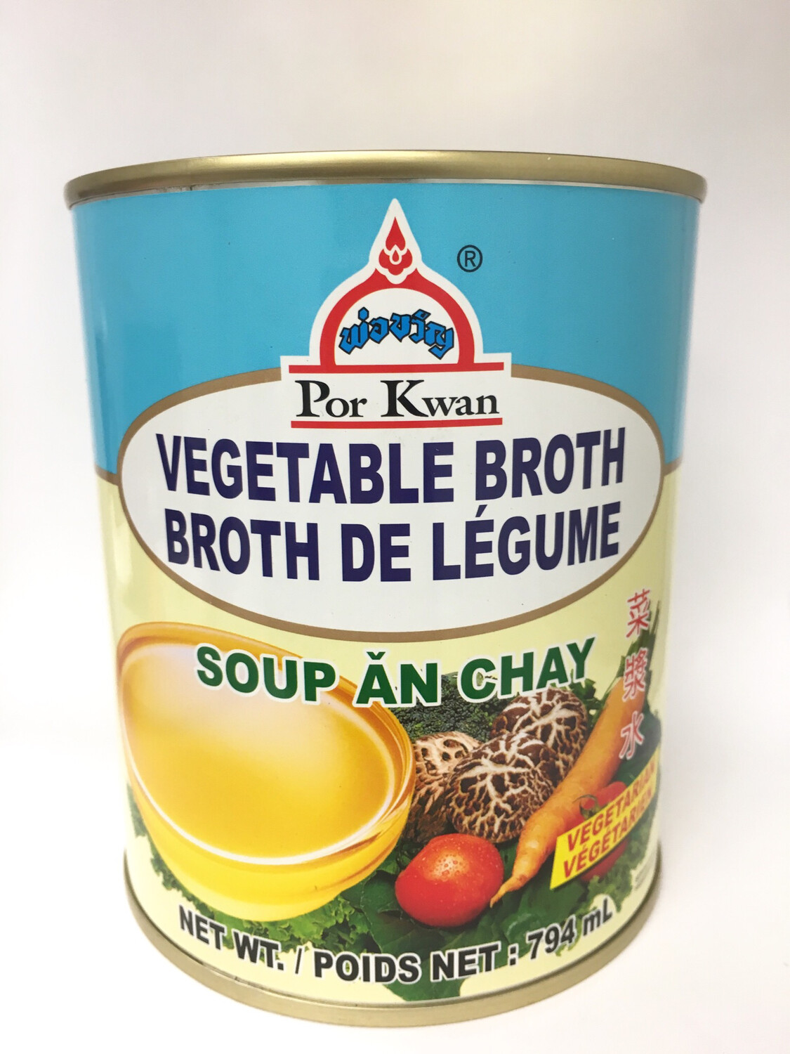 Porkwan Vegtable Broth 12x794ml