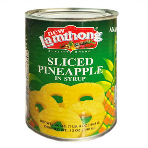 Lamthong Sliced Pineapple In Syrup 565g
