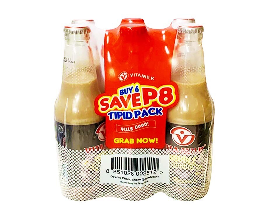 Vitamilk Double Choco Shake Tipid Pack (6 Packs X 300mL)