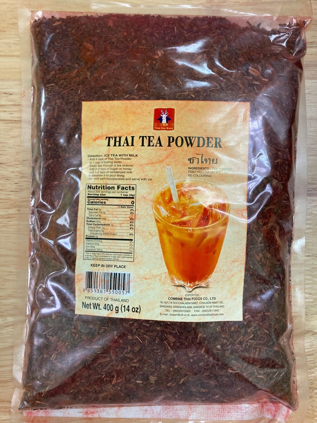 Three Deer Powder Thai Tea