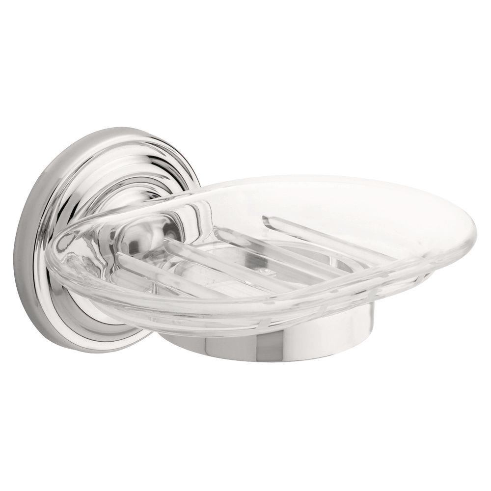 Delta Greenwich Wall Mounted Soap Dish In Chrome