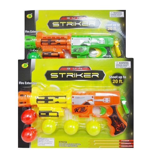 Toy Striker Gun Play Set Asst Clrs-whole