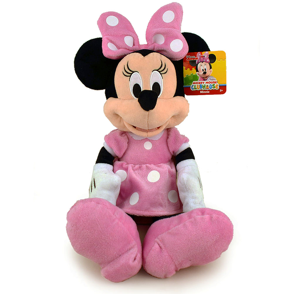 Just Play Disney Mickey Mouse Clubhouse 15.5 Inch Plush - Minnie Pink Dress