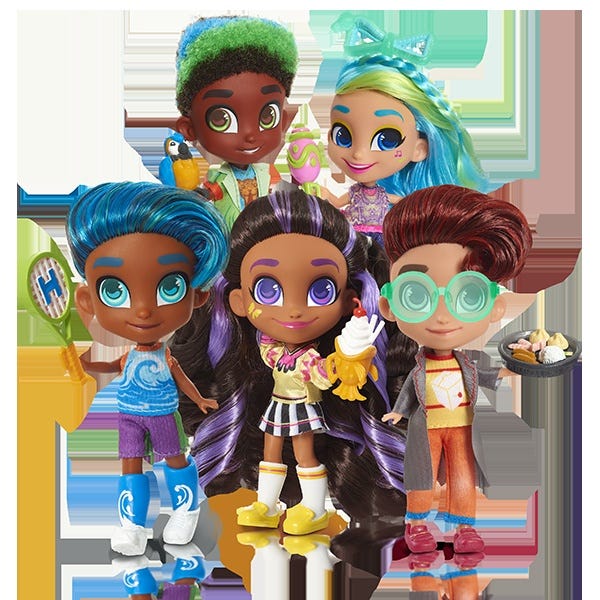JP Hairdorables HairDudeAbles BFF Pack Assortment - Series 2