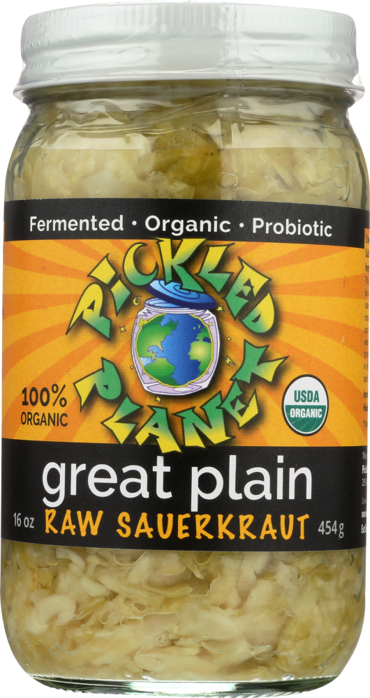 Pickled Planet Great Plain Raw Sauerkraut, 16 Oz