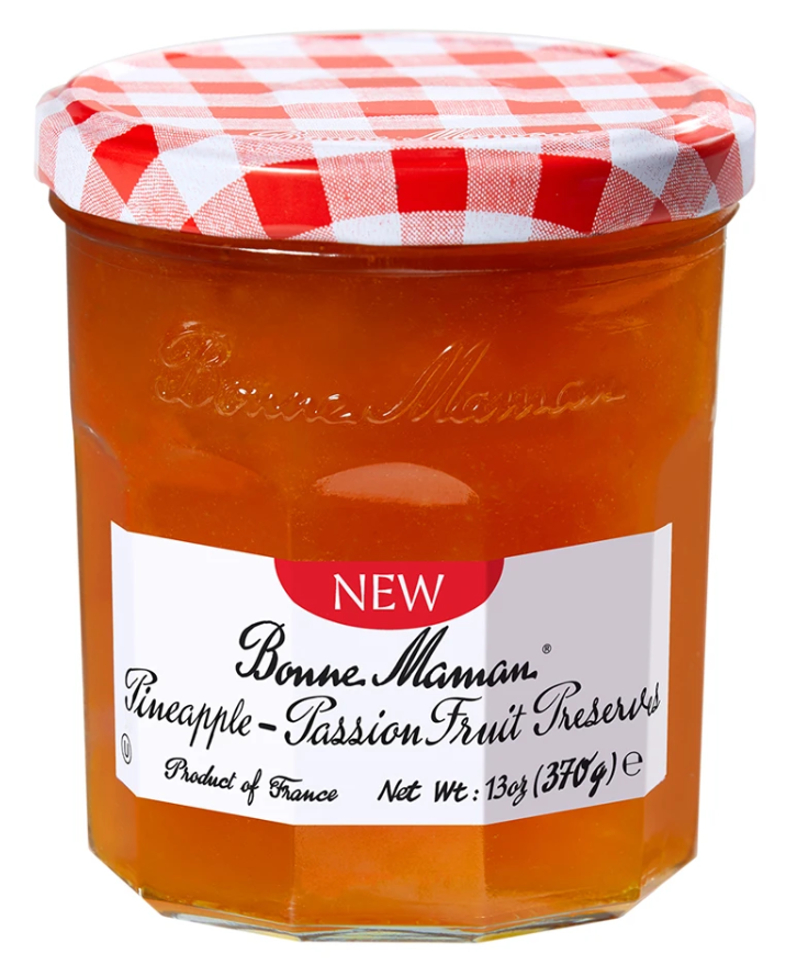 Bonne Maman Preserves, Pineapple Passion Fruit 13 Oz