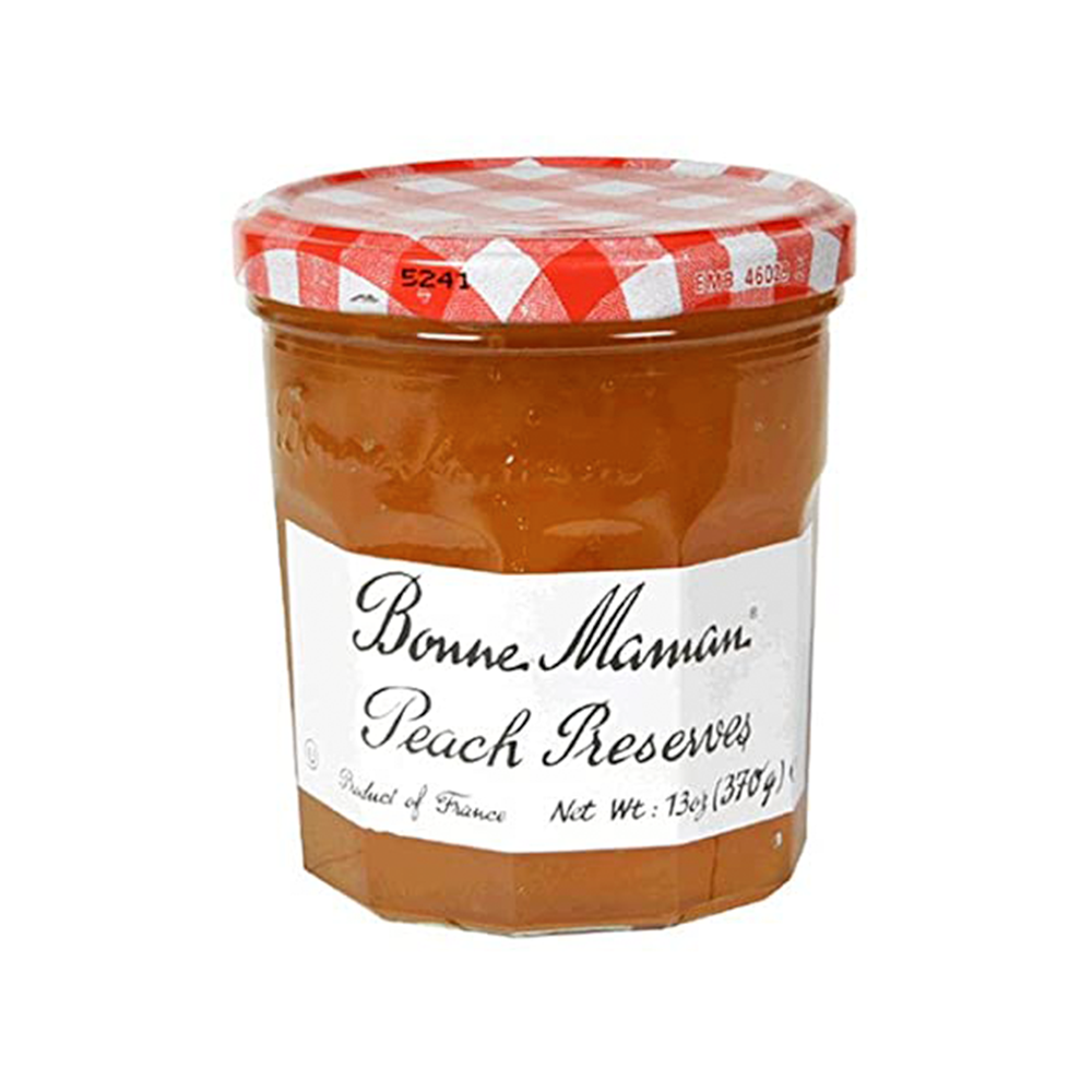 Bonne Maman Peach Preserves 13 Oz Jar - 6ct Case