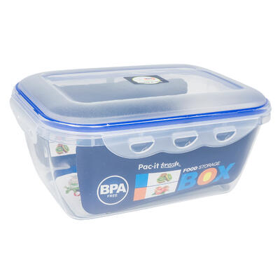 Pac-it Fresh Rectangular Food Container - 105oz