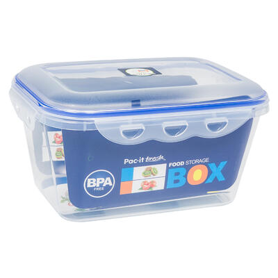 Pac-it Fresh Rectangular Food Container - 118oz