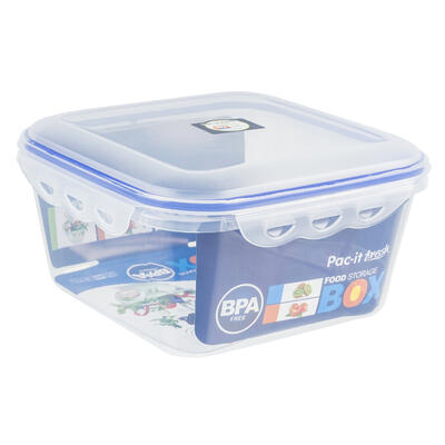 S/M Pac It Fresh Sq 3.3 L Airtight Clear #72101