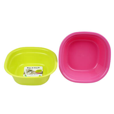 Pac-It Fresh 4-inch Plastic Basin - Asst