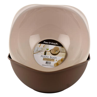 Pac-It Fresh Scallop-Trim Basin - Asst, 12"D