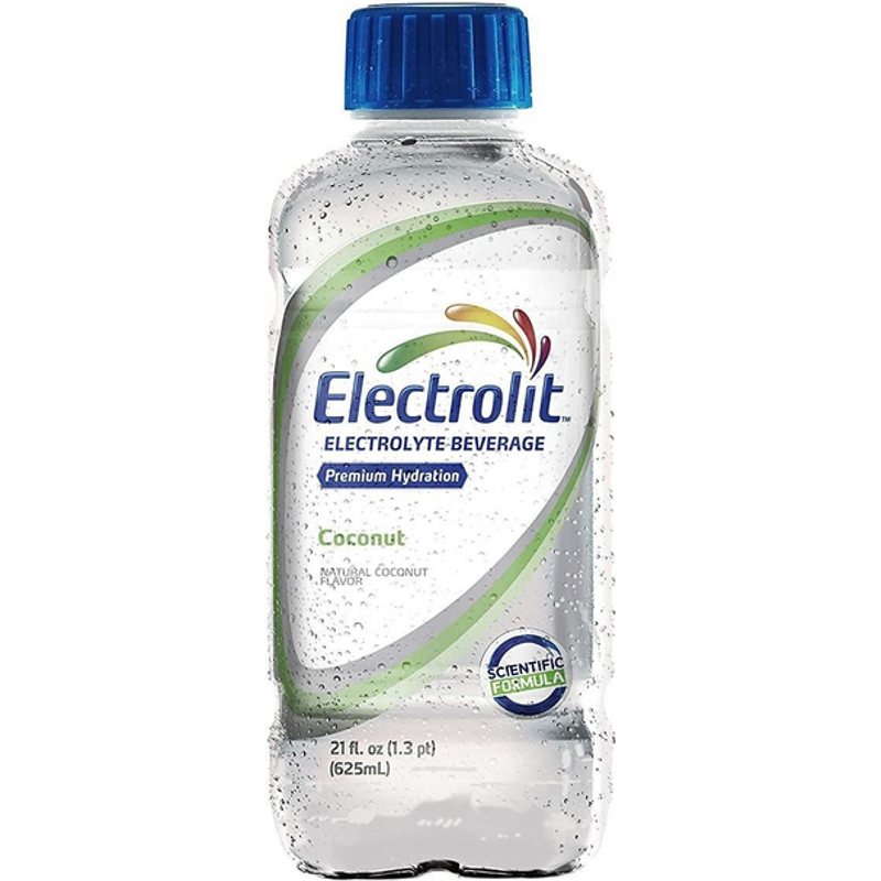 HOA Electrolit Natural Coconut Flavor Hydration Drink 21oz Plastic Bottle