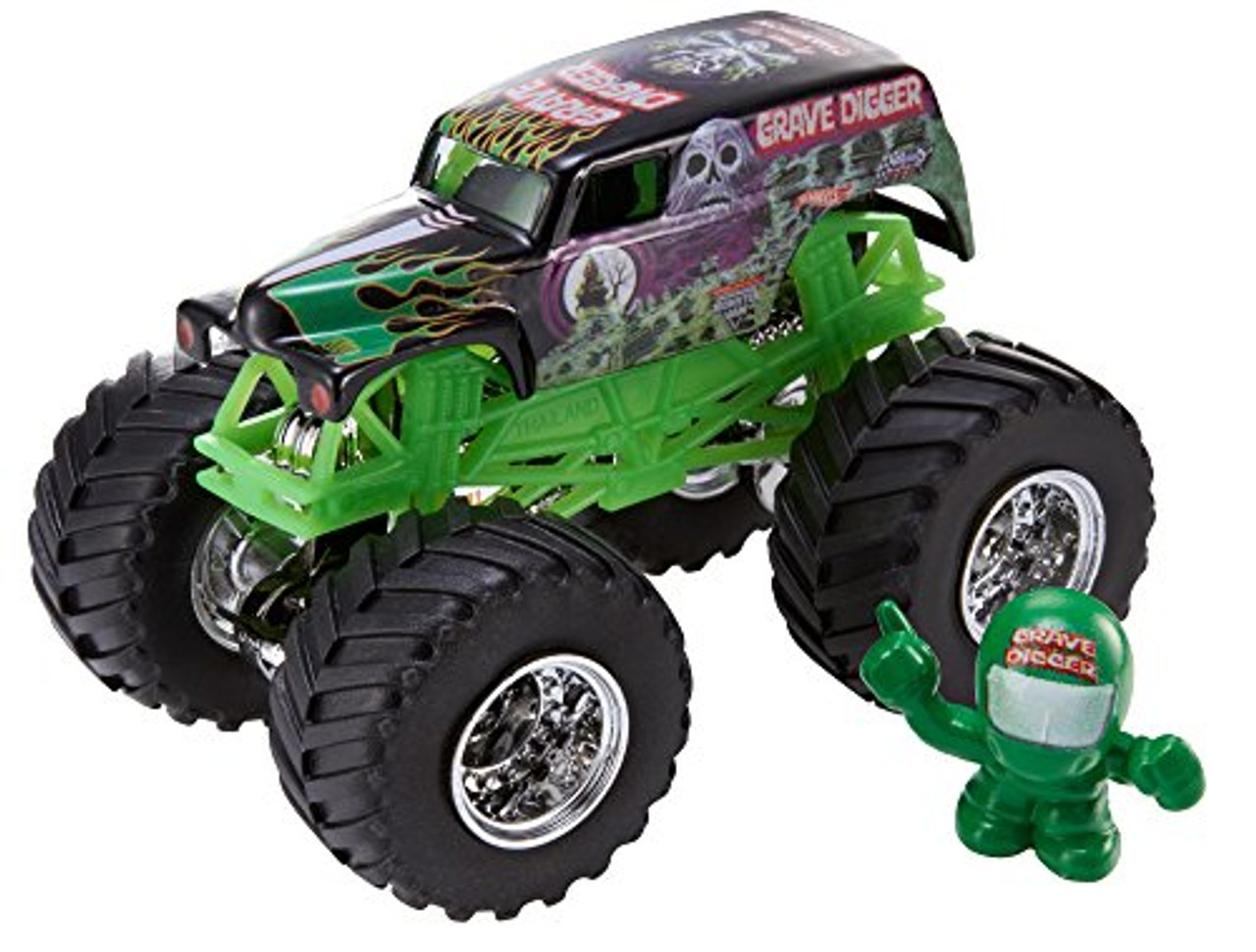 Hot Wheels Monster Jam Grave Digger (Includes Figure) 1:64 Scale
