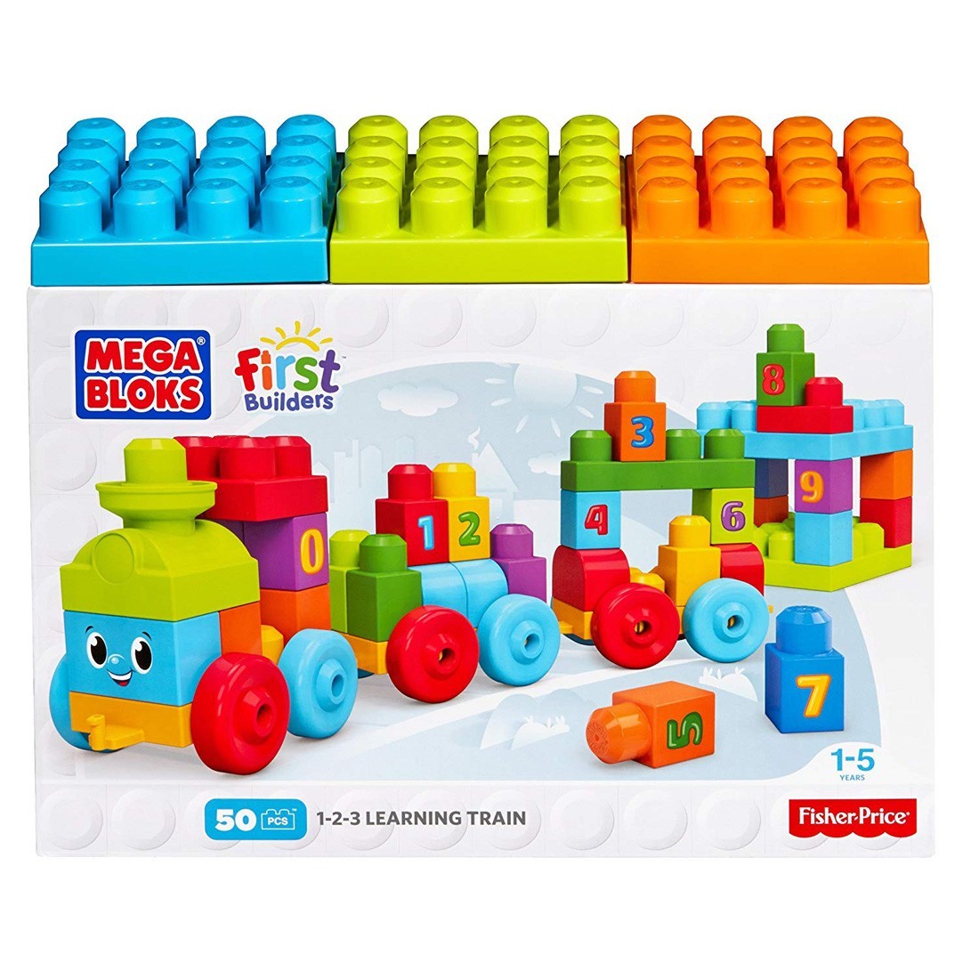 Mega Bloks 1-2-3 Learning Train