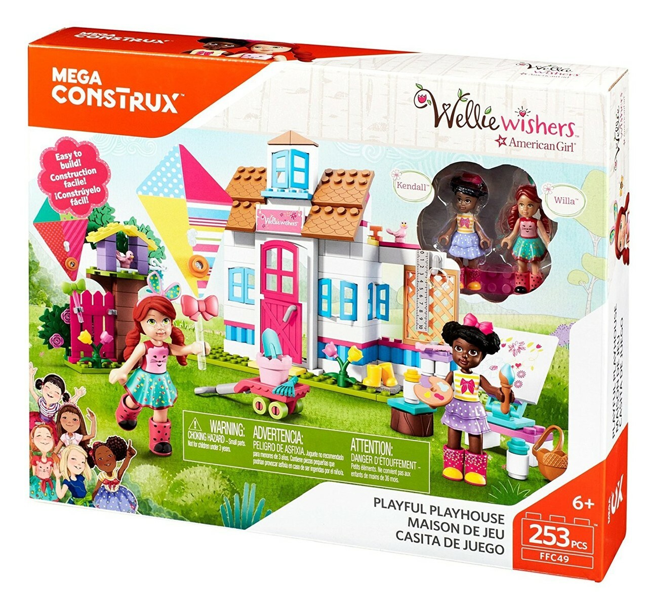 Construx Mega Welliewishers Playful Playhouse Building Set