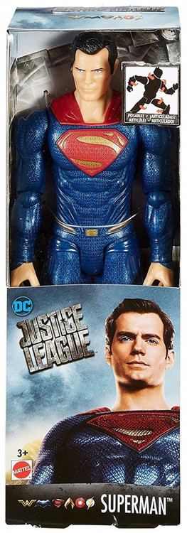 DC Justice League True-Moves Series Superman Action Figure 12"