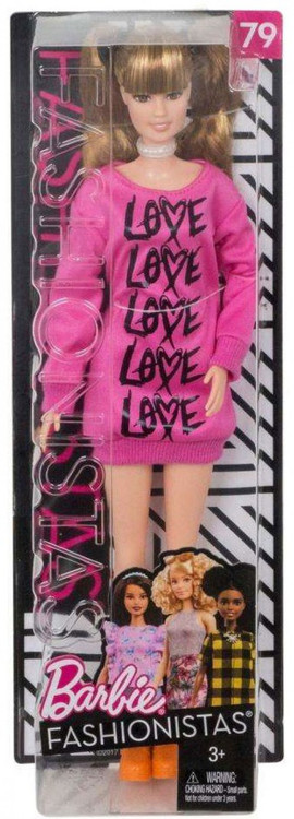 Johnson's Barbie Fashionistas Doll Wear Your Heart Dress
