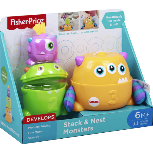 Fisher-Price Stack And Nest Monsters